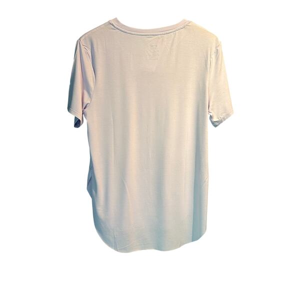 Member's Mark NWT Size Small Ladies fashion hem tee light lavender Super Soft - Picture 2 of 8